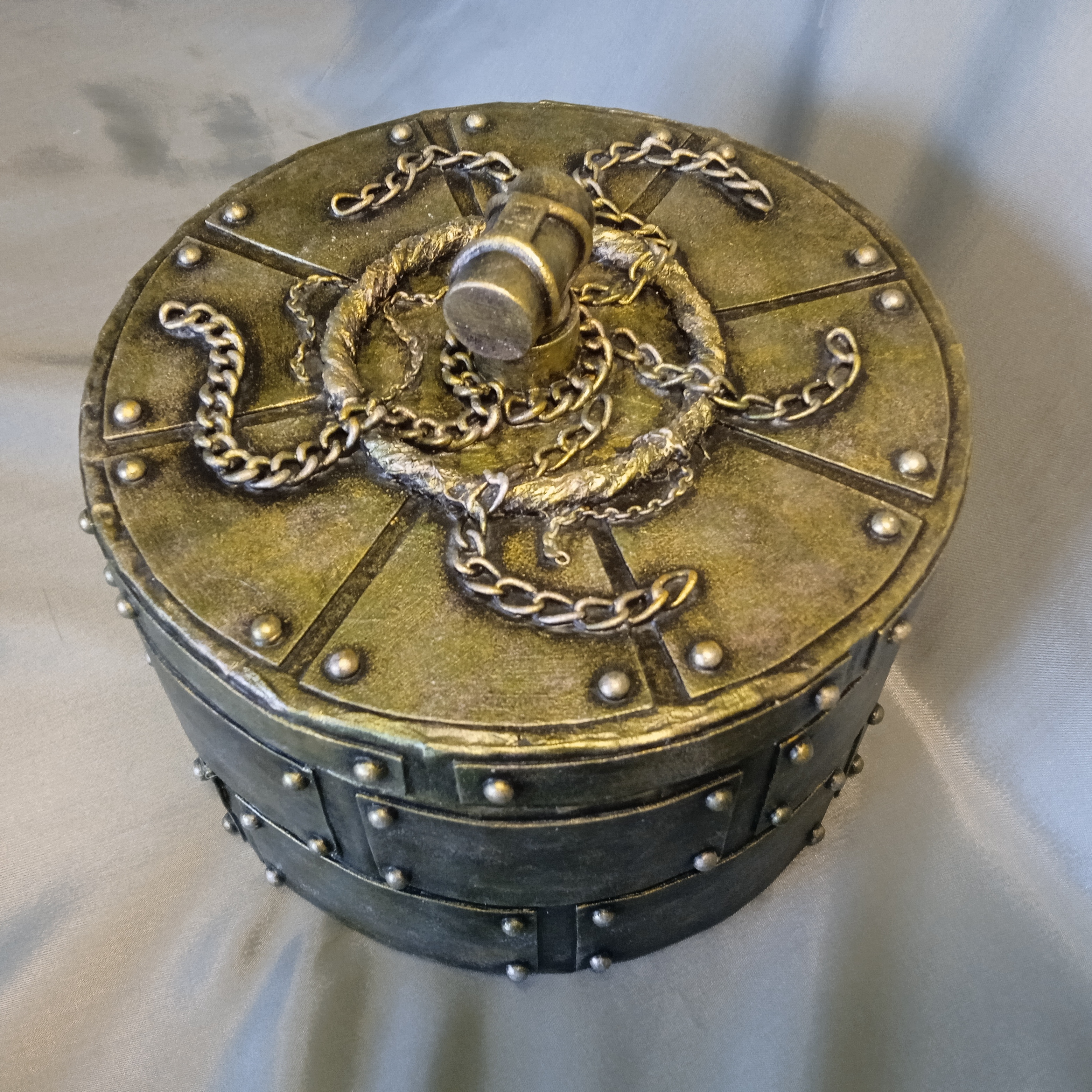 Decorative Round Box. Handmade, For Interior, Original Art, | Inspire ...