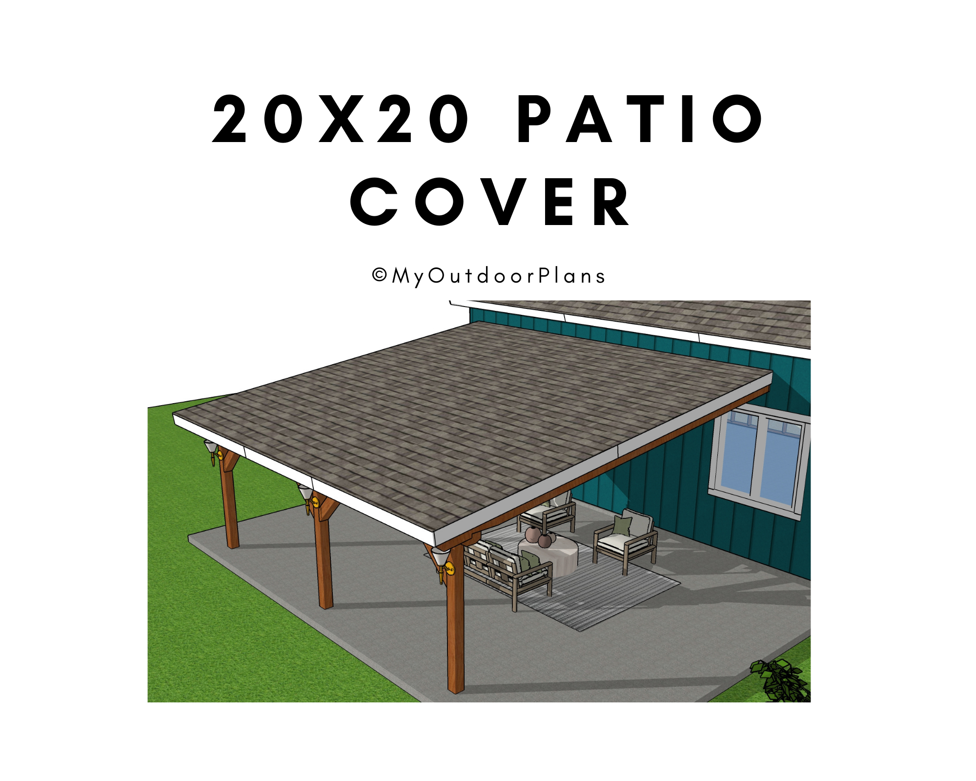 20x20 Patio Cover Plans Inspire Uplift