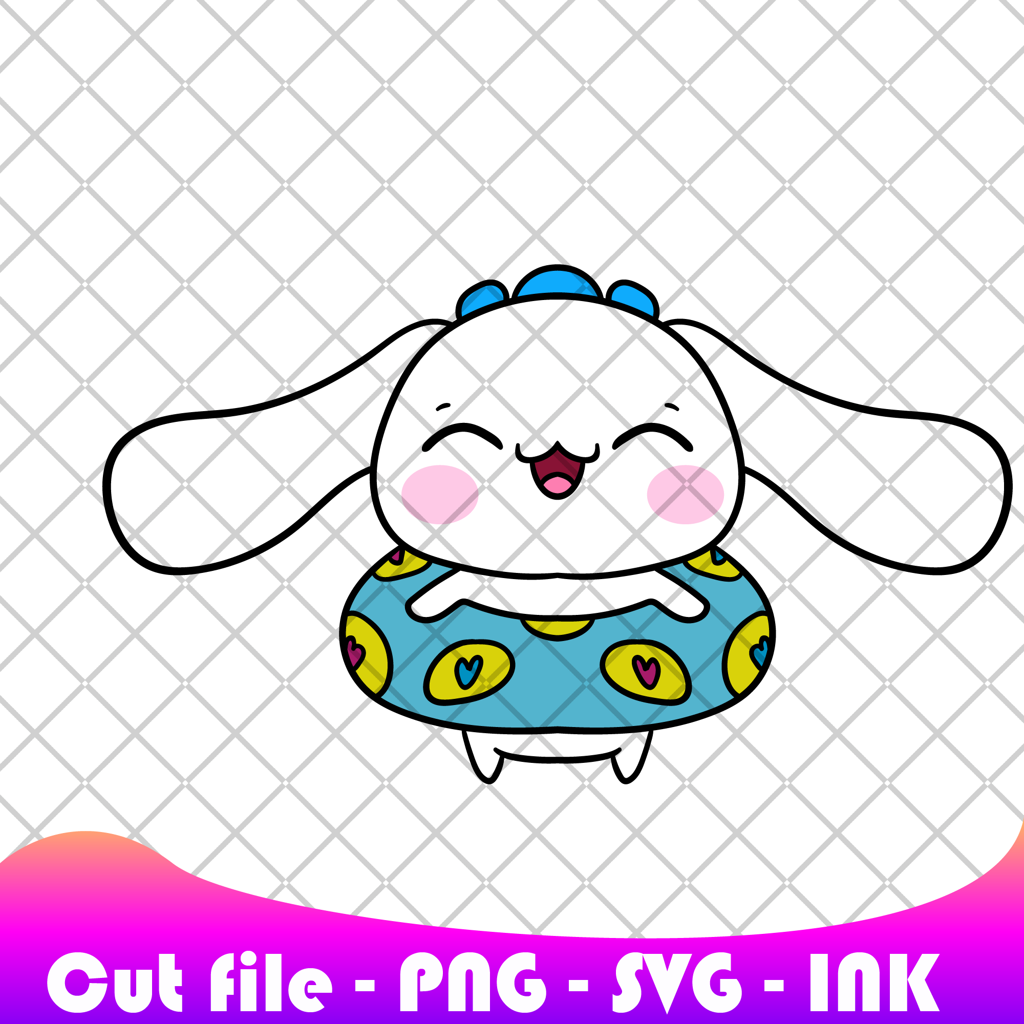 Cinnamoroll Summer Pool Fun SVG, PNG, Ink, Cinnamoroll Color | Inspire ...