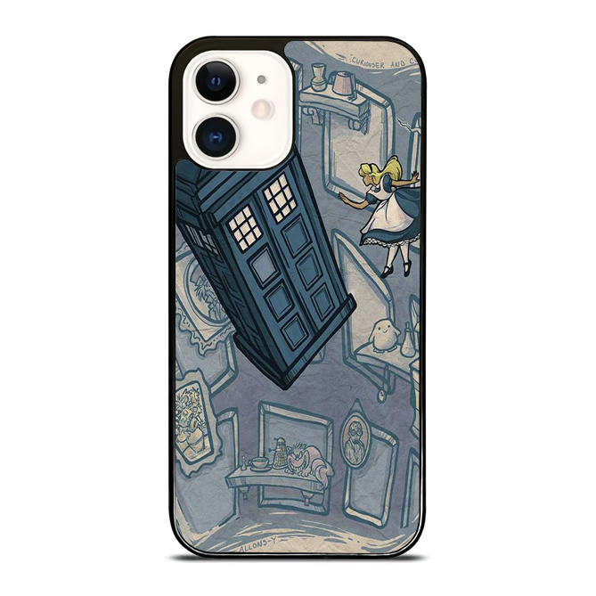 Tardis Doctor Who Alice In Wonderland Custom iPhone Case – P | Inspire ...