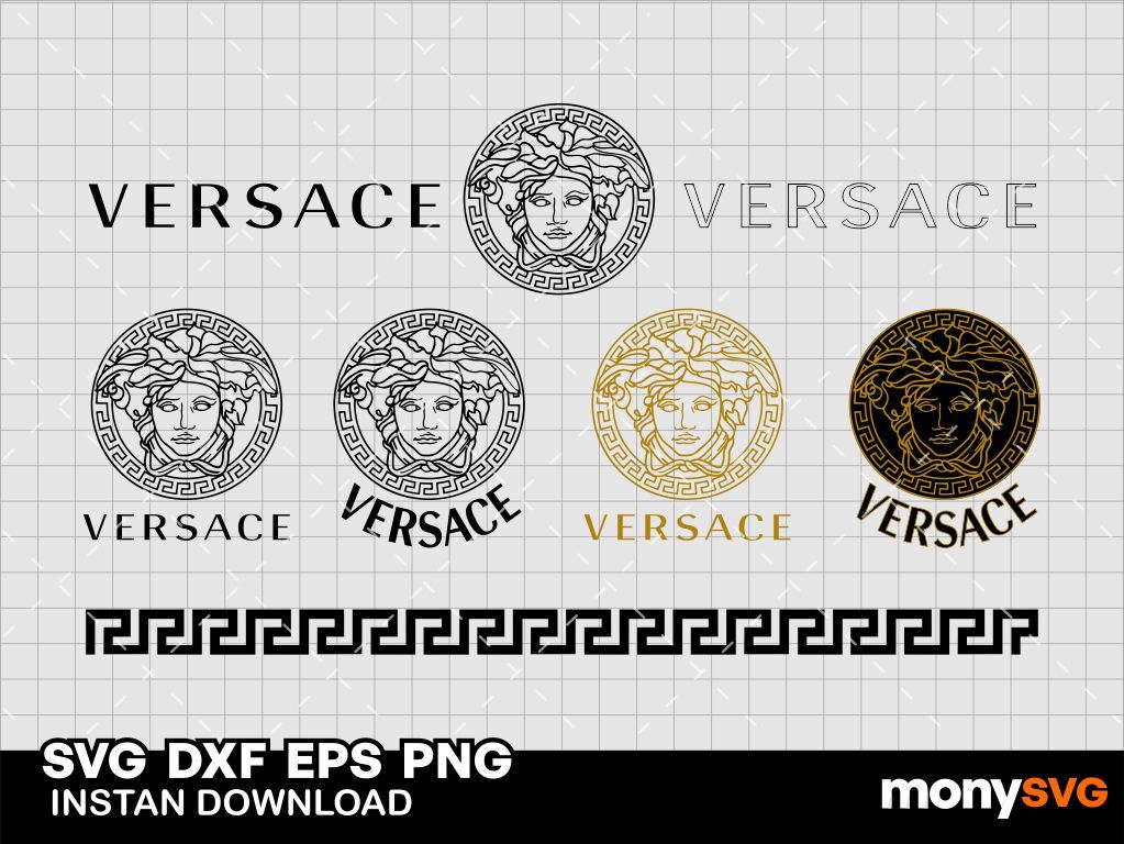 Versace logo svg bundle | Inspire Uplift