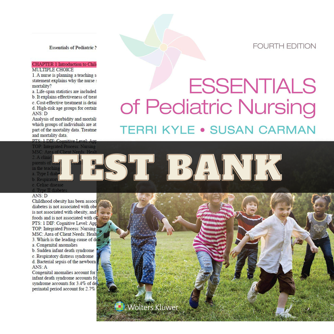Test Bank For Essentials of Pediatric Nursing 4th Edition by | Inspire