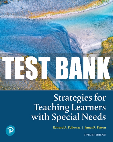 Test Bank For Strategies for Teaching Learners with Special | Inspire ...