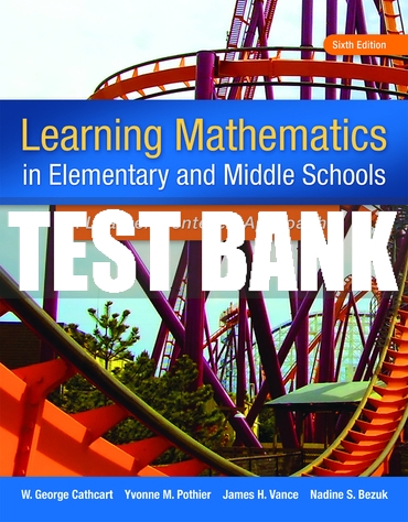 Test Bank For Learning Mathematics in Elementary and Middle | Inspire ...