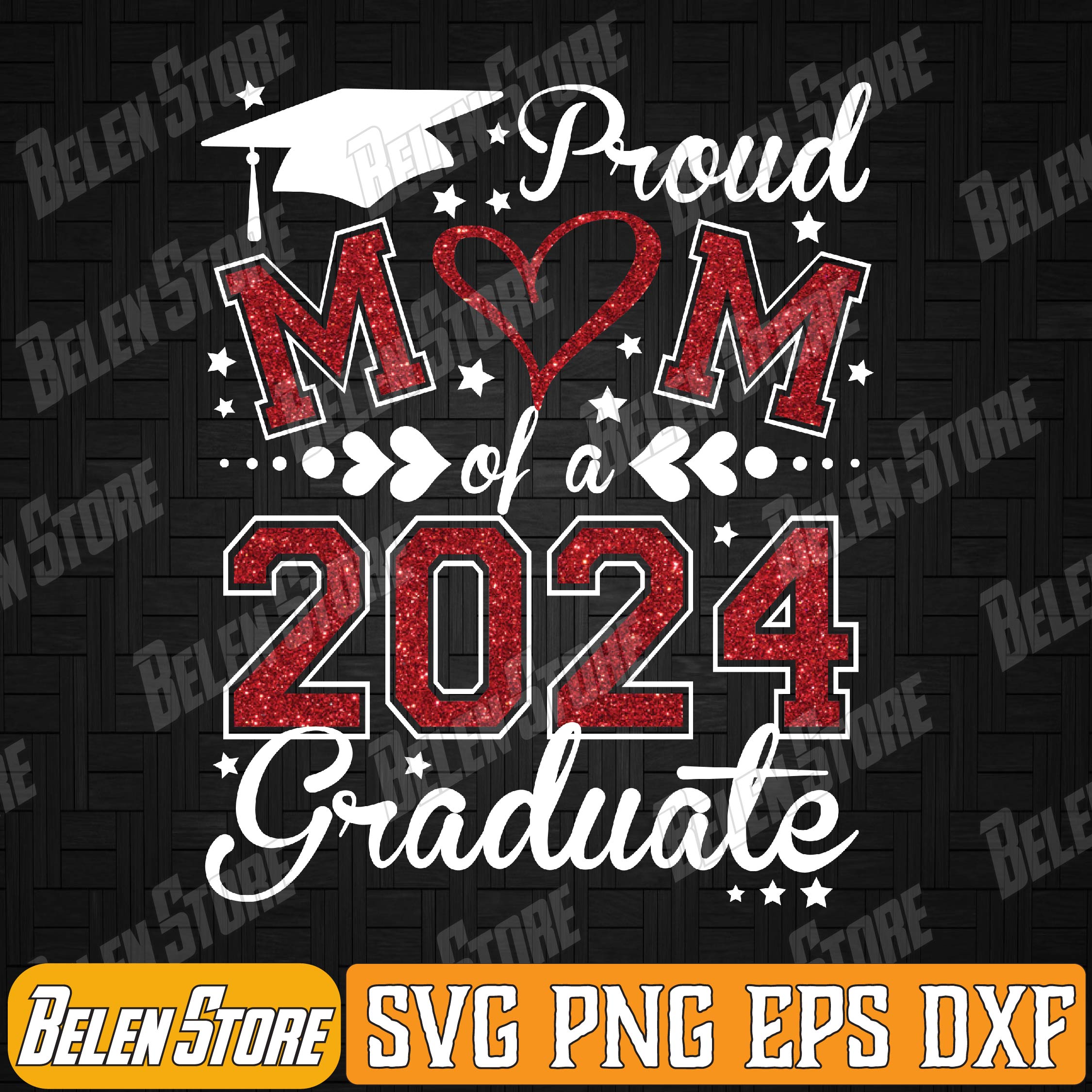 Proud Mom Of A Class Of 2024 Graduate 2024 Senior Mom 2024 S | Inspire ...