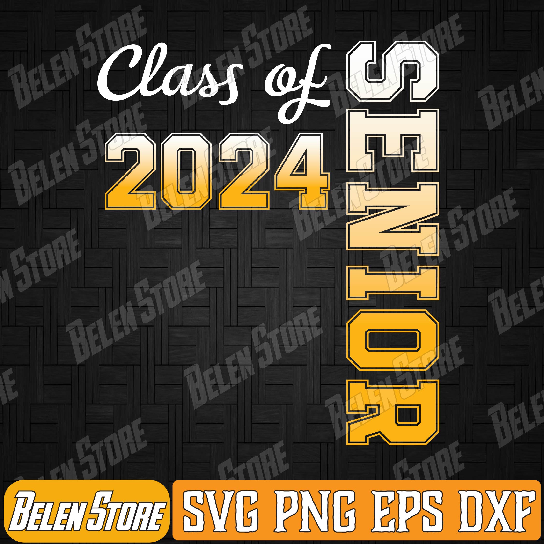 Class Of 2024 Senior 24 High School Graduation Party Svg, Se - Inspire ...