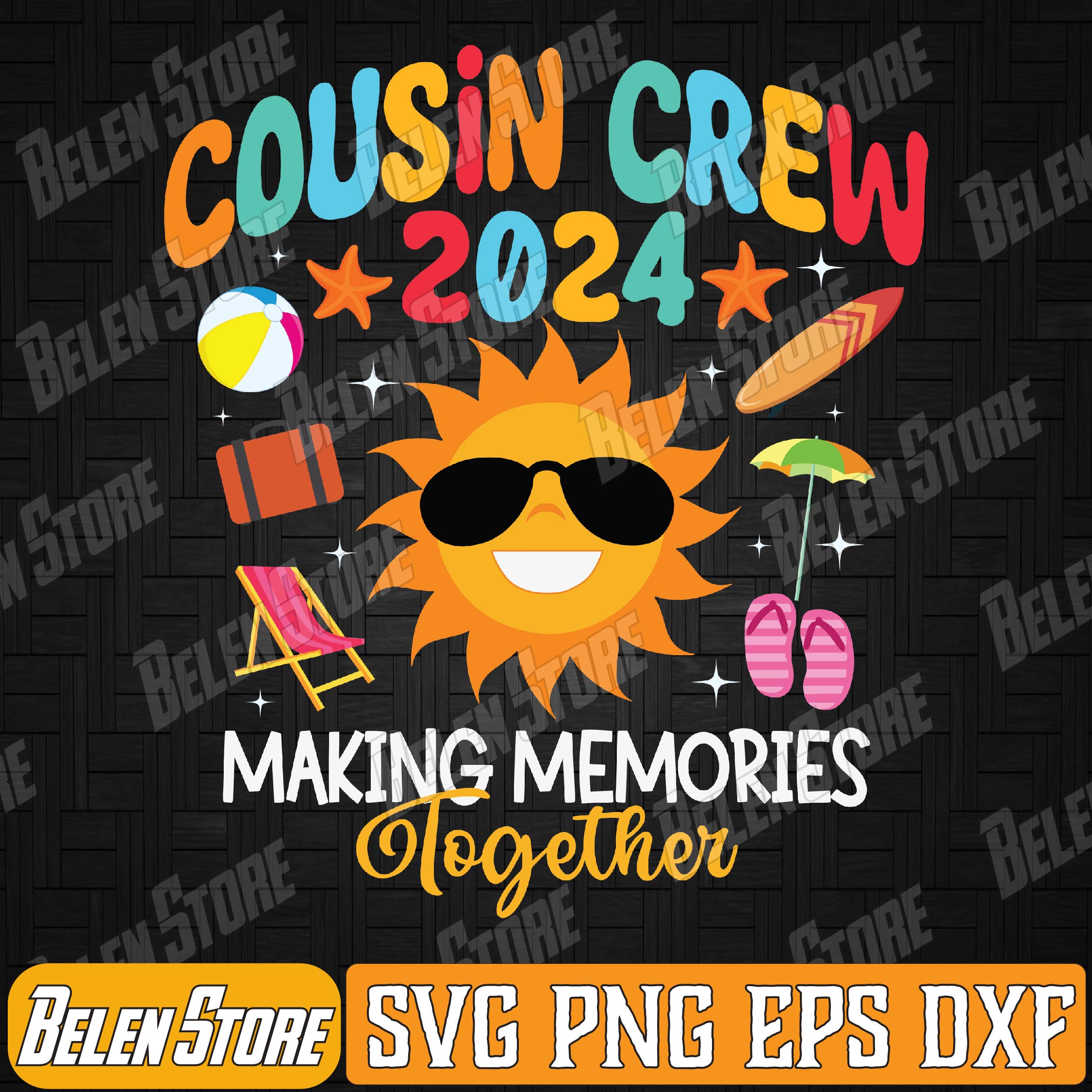 Cousin Crew Svg Inspire Uplift - Main Image