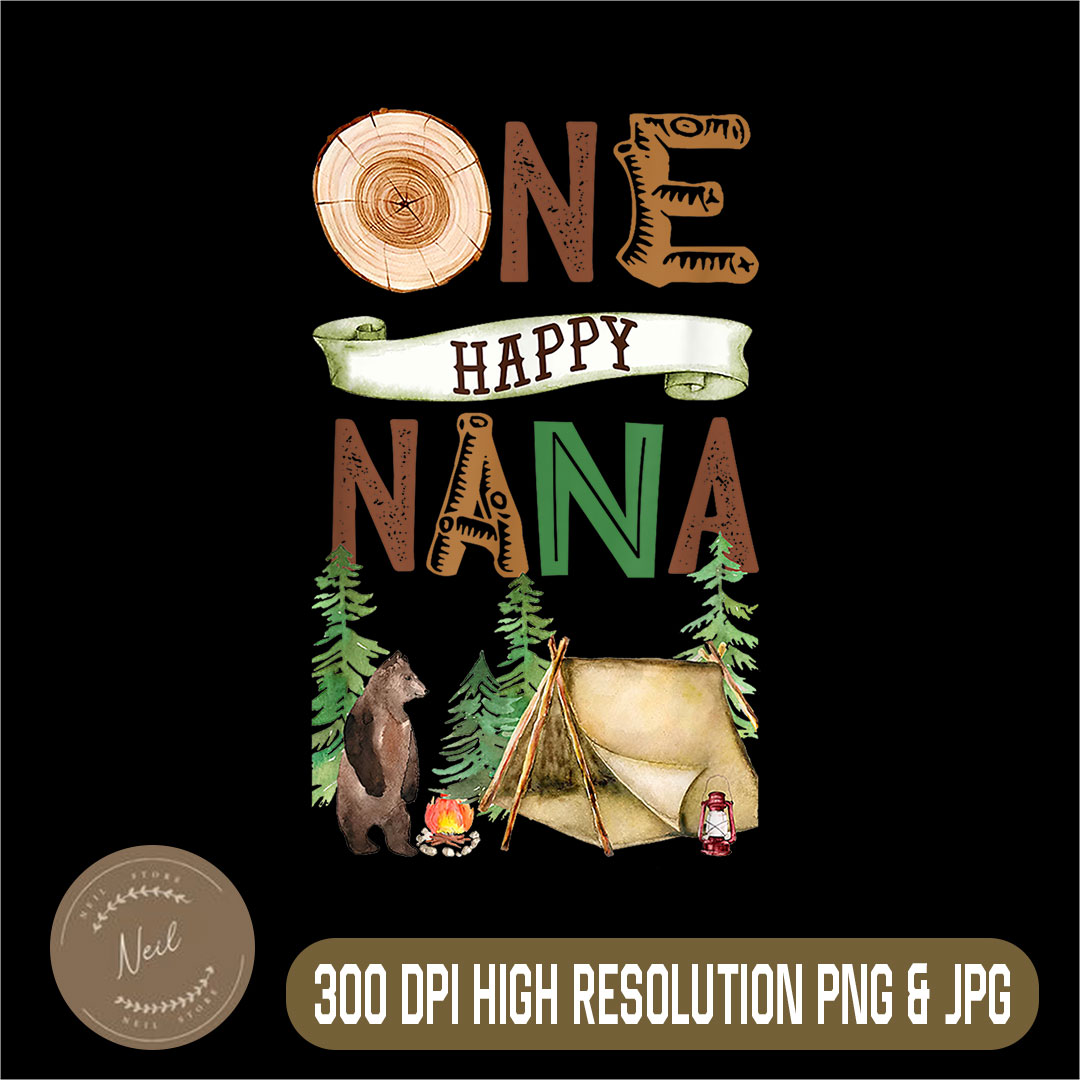 thumbnail image 2 of SYESQL One Happy Camper First Birthday Hat - Lumberjack 1st Birthday... 2 of 14