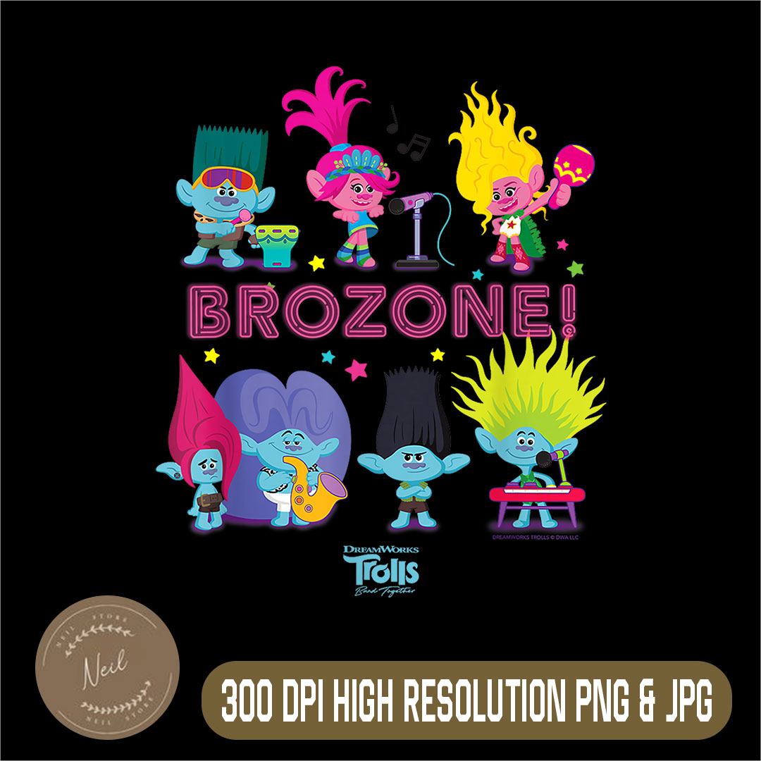 DreamWorks Trolls Band Together Png, BroZone Poppy and Viva - Inspire ...