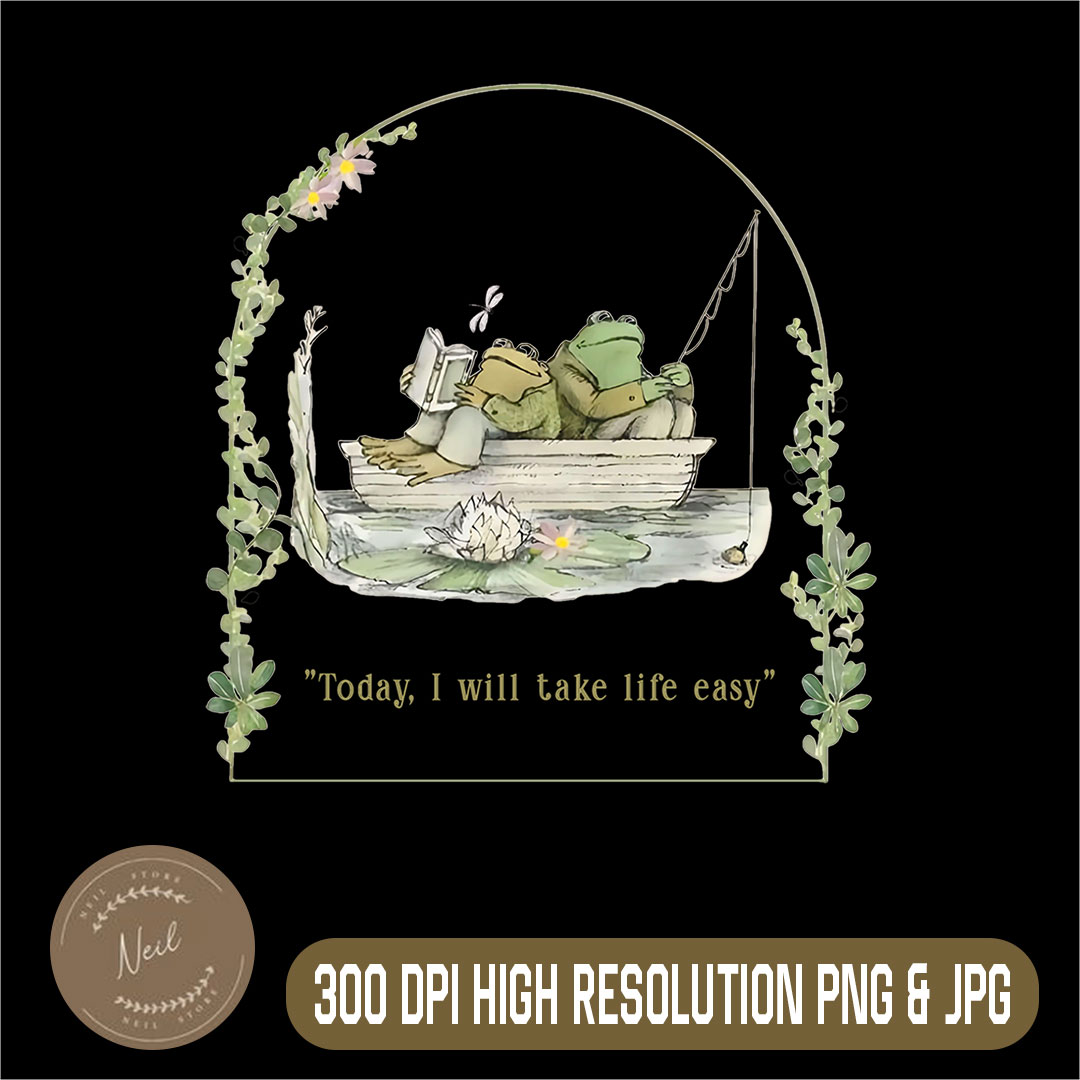 Cute Frog Toad Vintage Classic Png, Reading Book For Reader | Inspire ...