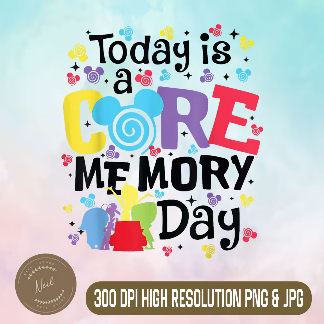 Today Is A Core Memory Day Png, Funny Emotions Out Png, Digi | Inspire ...