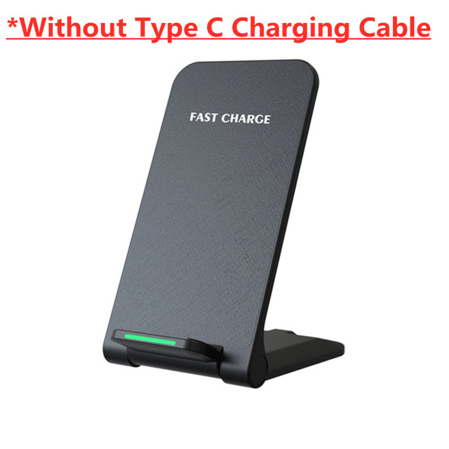 Foldable Wireless Charger Stand 100W Qi-Certified Fast Charging for iPhone, Samsung, Xiaomi, Huawei Phones