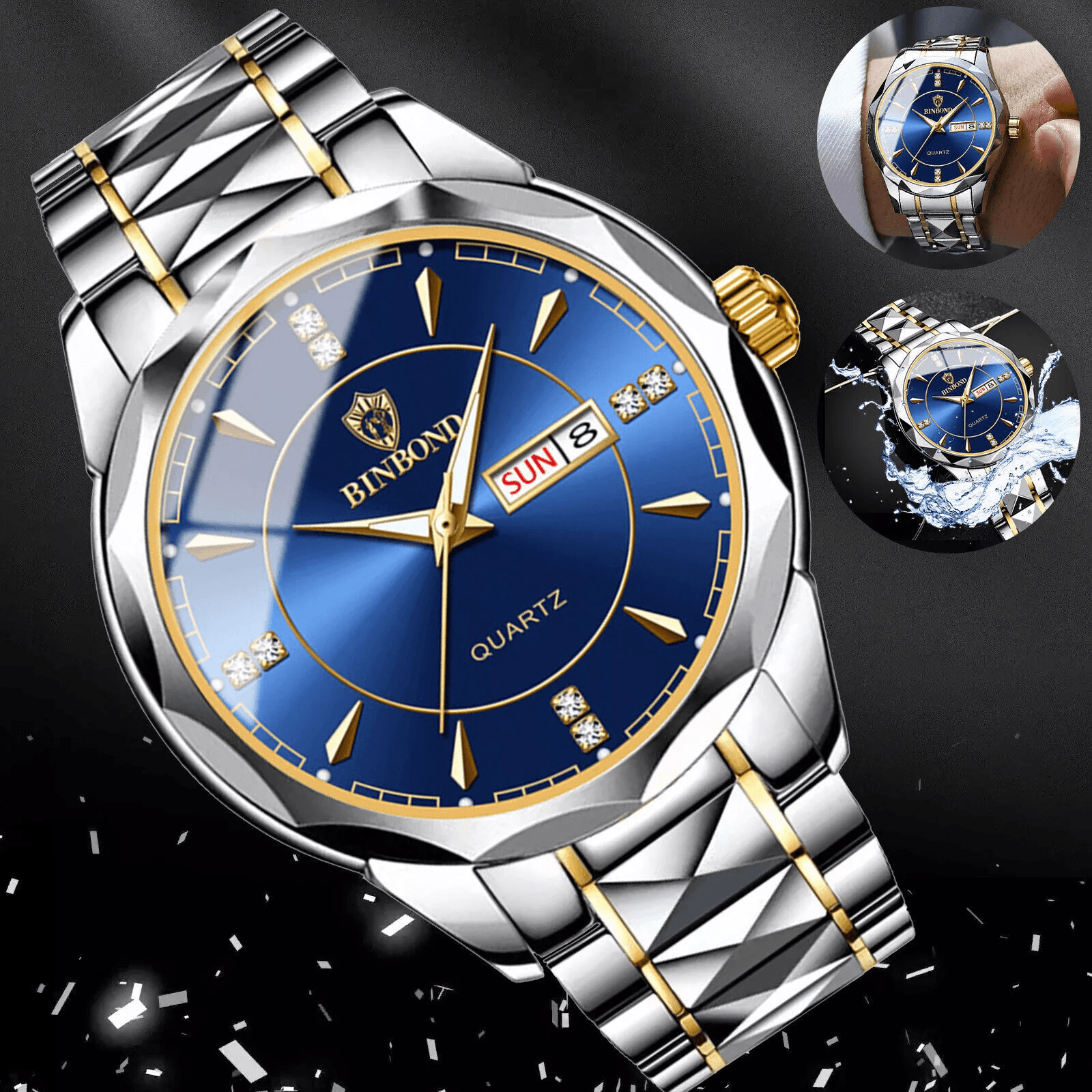 Men's Fashion Quartz Watch Waterproof main image 0