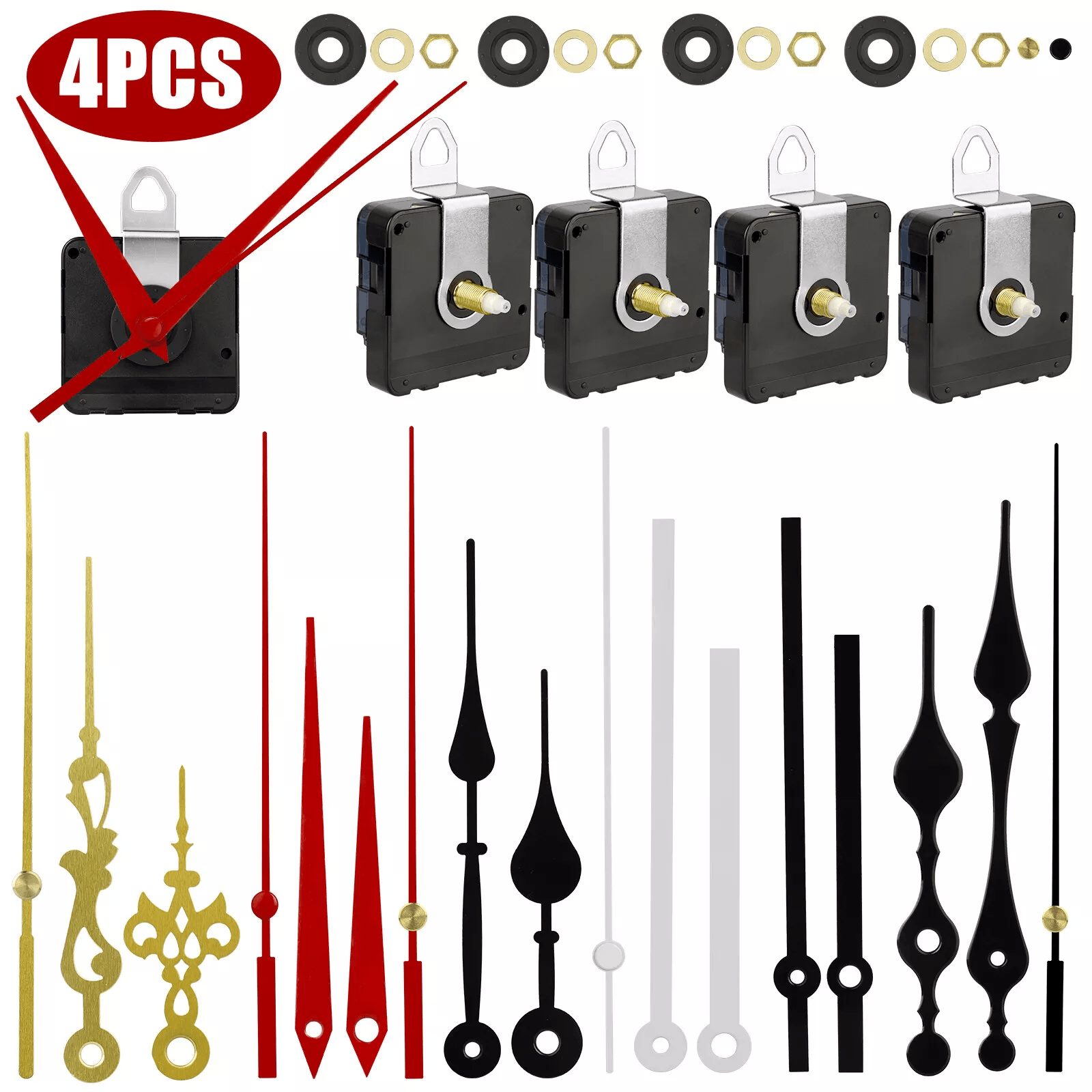DIY Quartz Clock Movement Repair Kit – Silent Motor | Inspire Uplift