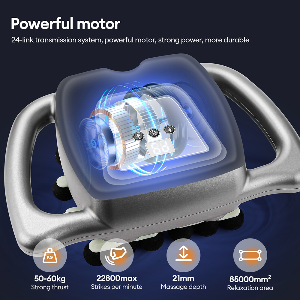 Deep Tissue 24-Head Vibration Massage Gun | Inspire Uplift