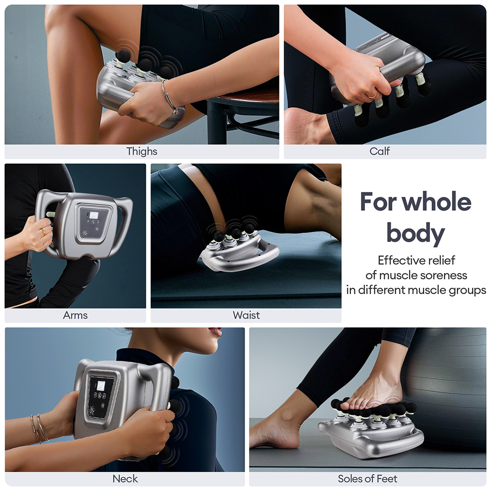 Deep Tissue 24-Head Vibration Massage Gun | Inspire Uplift