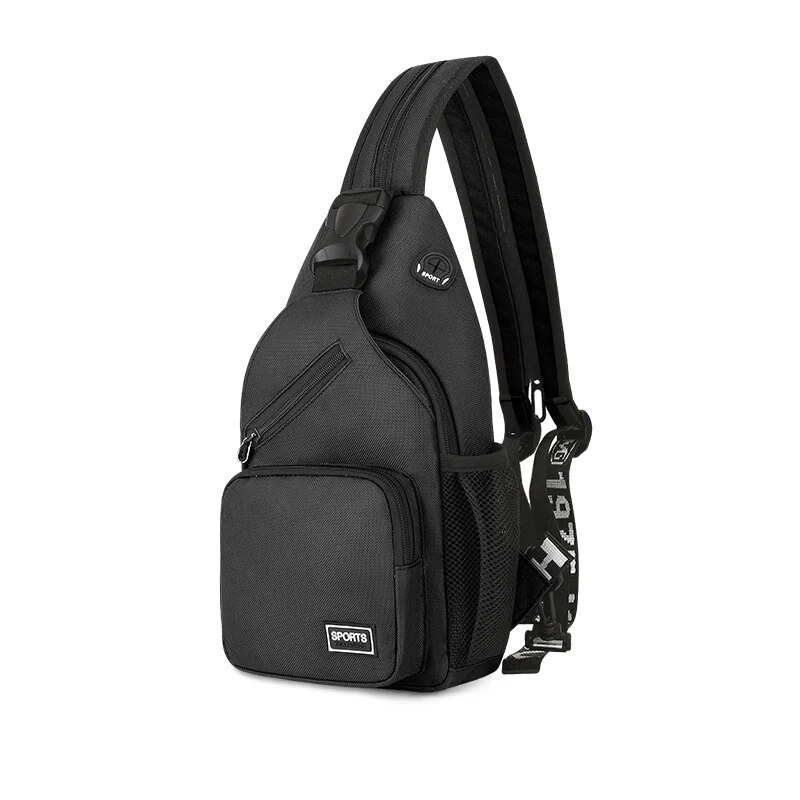 Women Waterproof Oxford Cloth Breast Bag, Large Capacity Multi-functional Crossbody Backpack Casual Travel Shoulder