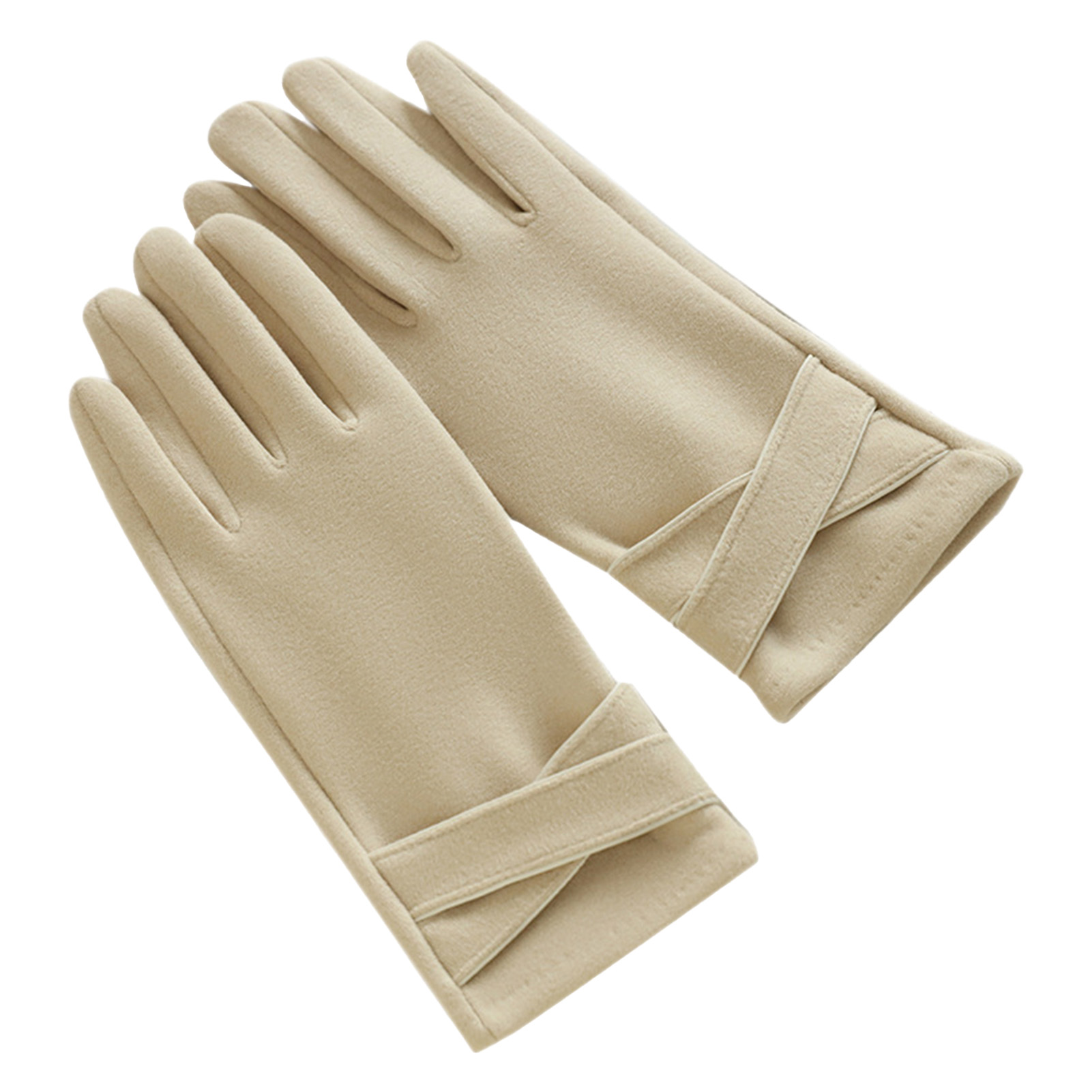 Winter Fleece Waterproof Touchscreen Gloves for Women, Cold Weather Outdoor Riding Driving, Windproof Warm Finger Gloves