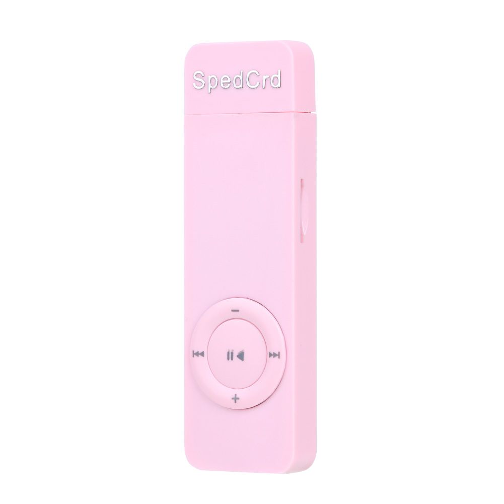 Portable USB Mini MP3 Music Player, Supports 64GB TF Card & OTG, Built-in 160mAh Rechargeable Battery