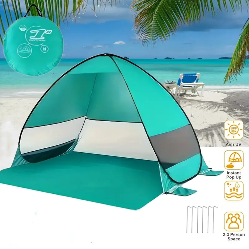 Pop Up Beach Tent Sun Shelter Portable Shade Canopy