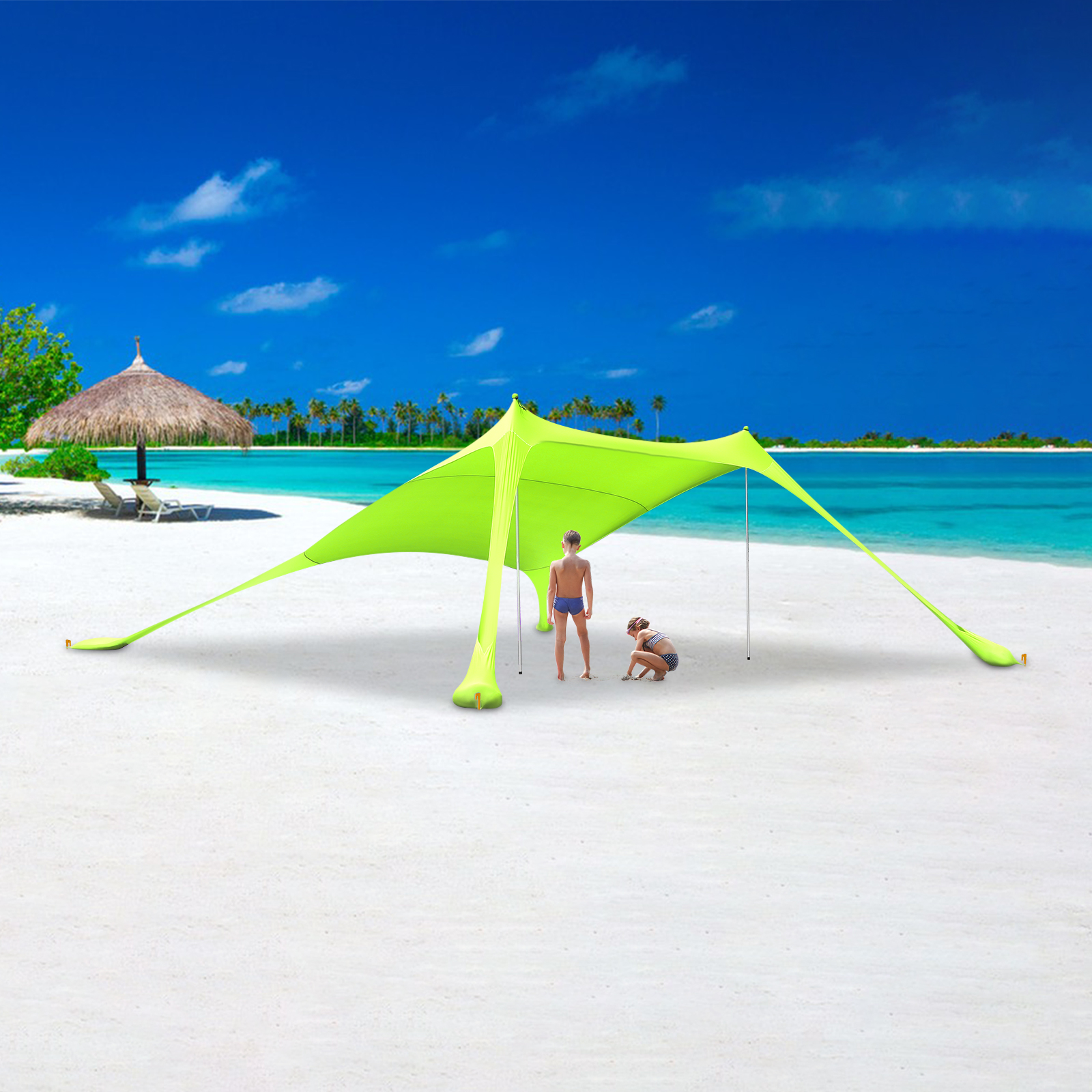 Portable Beach Tent Canopy Sun Shelter