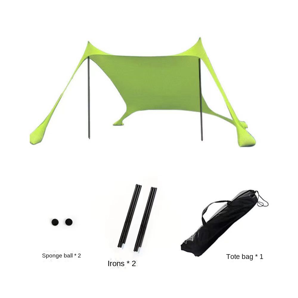 Portable Beach Tent Sun Shelter for Families Windproof Pop Up Beach Tent