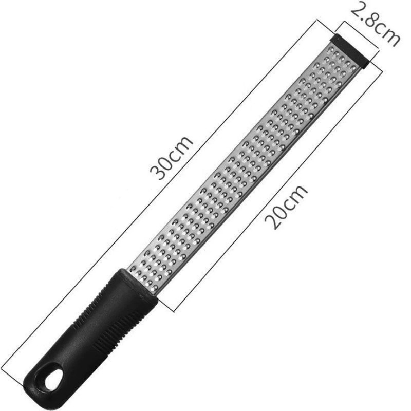 Stainless Steel Cheese Grater & Citrus Zester for Garlic, Ginger and Vegetables