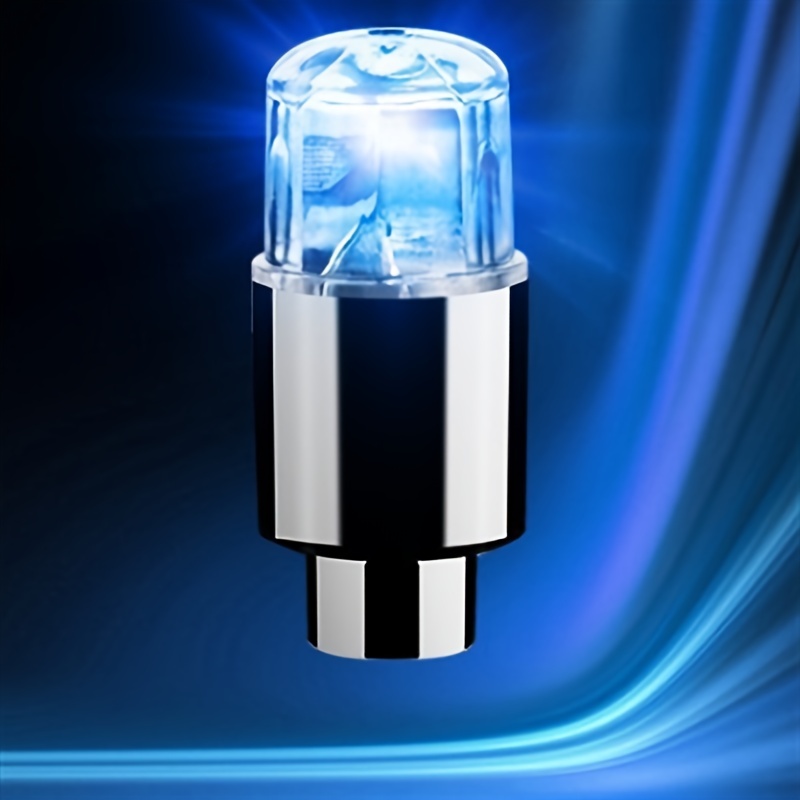 Motion Activated LED Tire Valve Lights for Bicycle, Motorcycle & Car Wheels Bright Night Safety & Style