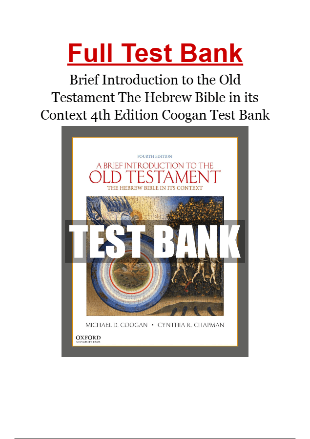 Brief Introduction to the Old Testament The Hebrew Bible in | Inspire ...