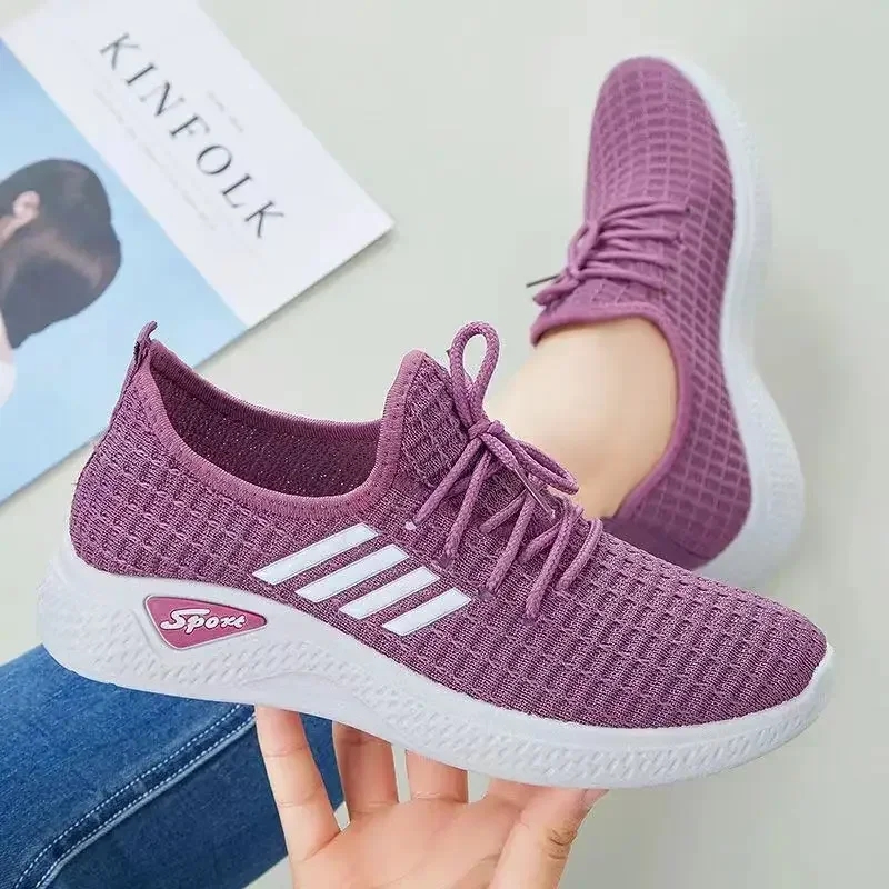 Women Sneakers Summer Breathable Walking Shoes