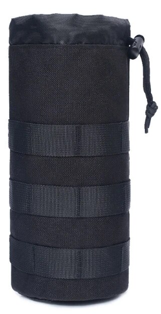 Tactical Waist Pack for Outdoor Hiking Travel Water Bottle Bag with Cup Holder & Miscellaneous Storage