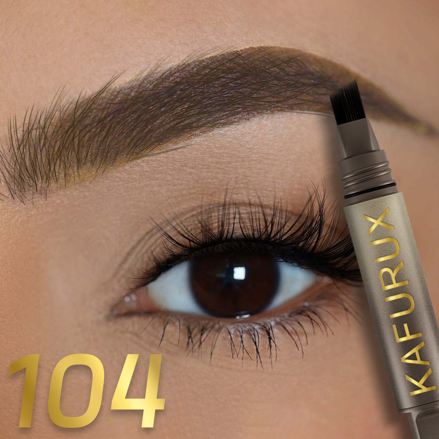 Long-Lasting Dye Eyebrow Pencil Hairling, Anti-Smudge Waterproof, Large Brush, Natural Wild Eyebrow Enhancers Cream