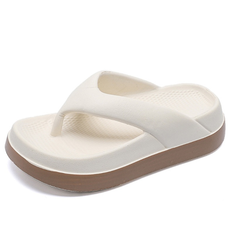 Casual Platform Sandals for Women, Woman Flip Flops, Non-Slip Outdoor Slippers, Trendy Flat Sandals with Popular Design