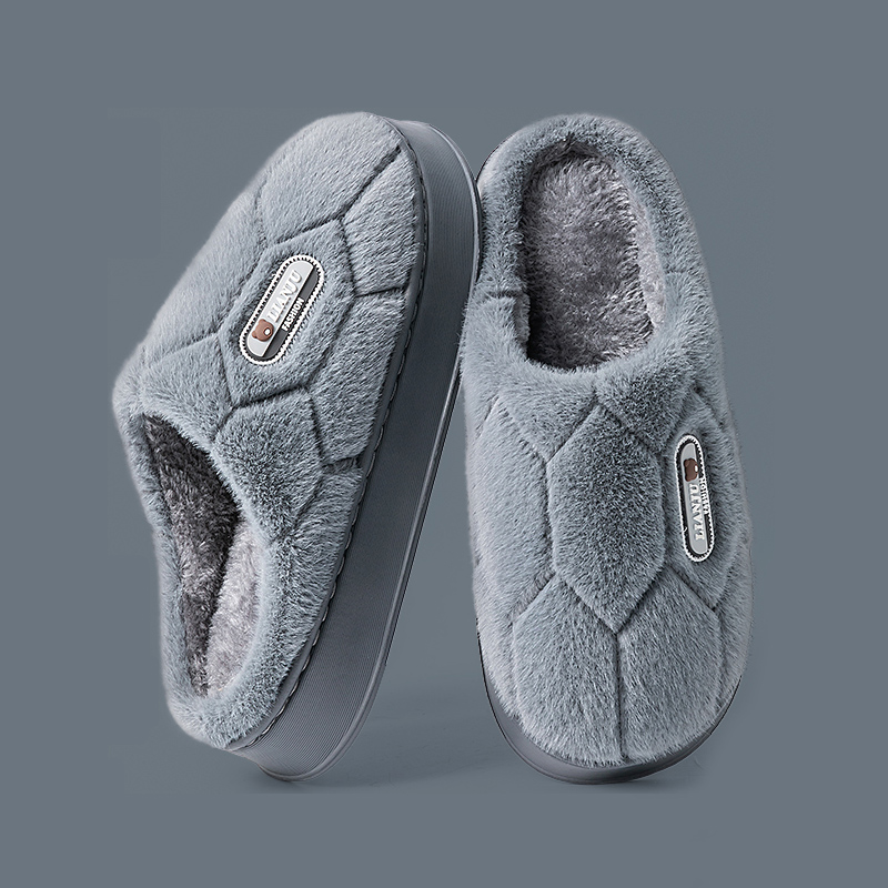 Non-slip Trend Winter Indoor Flip Flops, Warm Slippers for Men and Women, Soft Casual Home Slides