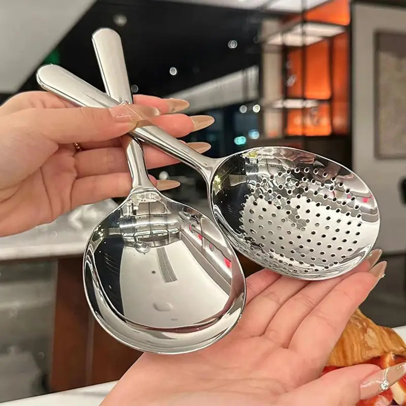 Stainless Steel Ladle for Soup and Rice with Heat Insulated | Inspire ...