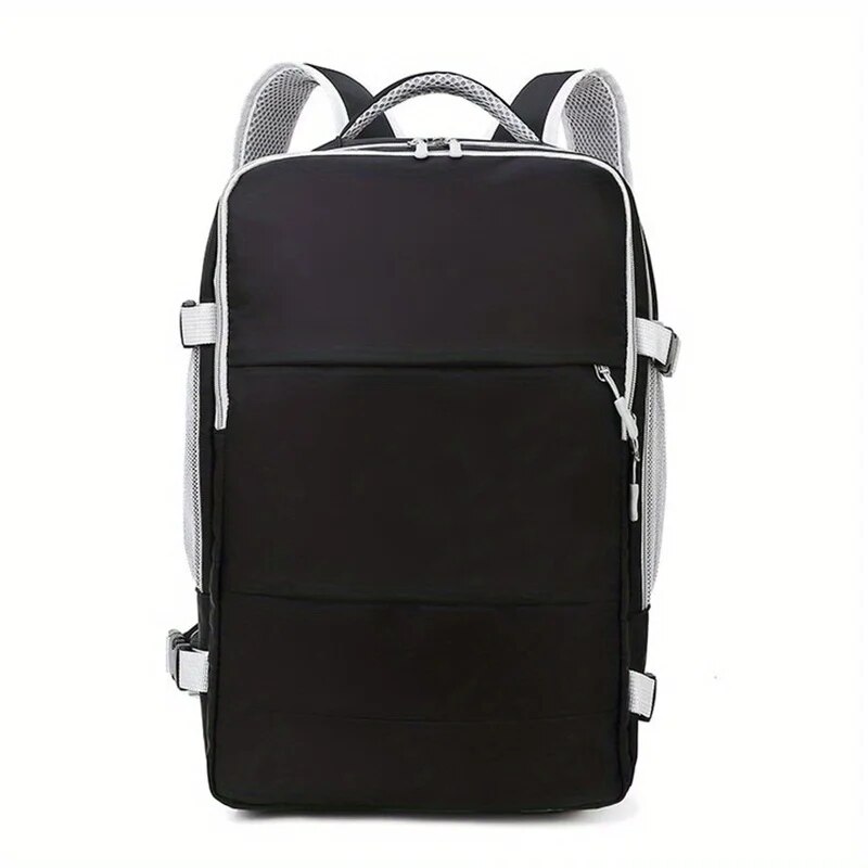 Multilayer Women's Backpack, Large Capacity Travel Bag with Shoe Storage, Waterproof and Dry Wet Separation