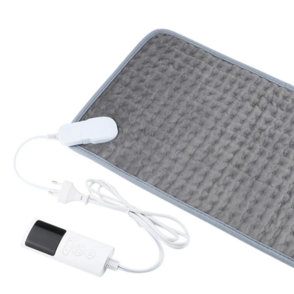Electric Heating Pad for Winter, Bed Blanket Office Hand Foot Warmer, Washable Soft Plush Heater Mat