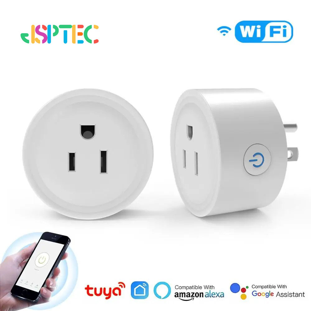 Tuya Smart WiFi Plug JP/US/UK Standard Wireless Outlet, Works with Alexa & Google Home, Remote Control & Timer