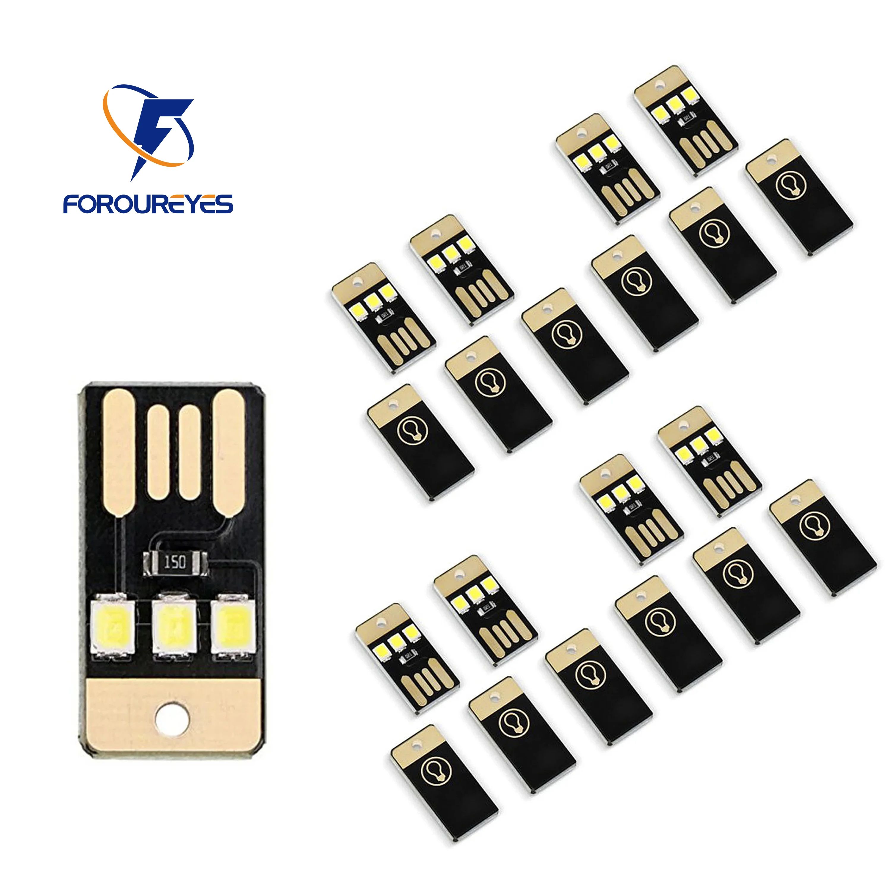 Mini USB LED Book Lights, Night Lamps for Power Bank, Laptop, Computer