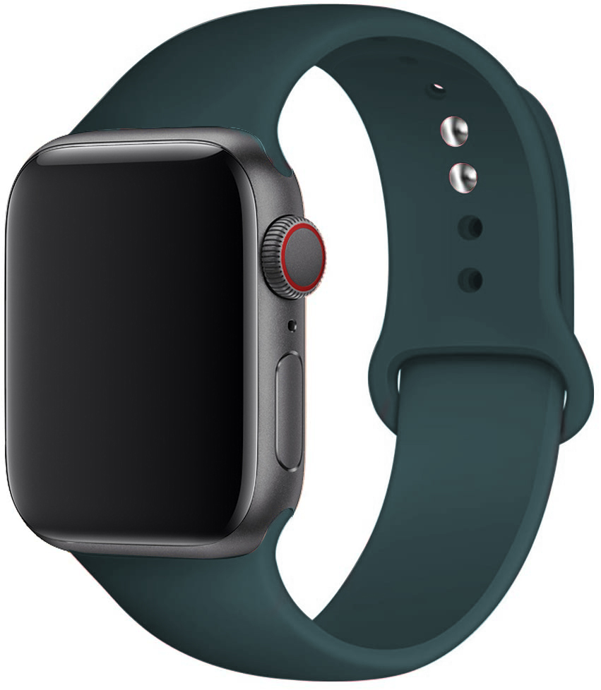 Universal Straps For Apple Watch Band, Soft Silicone Correa Bracelet for iWatch SE, Series & Ultra
