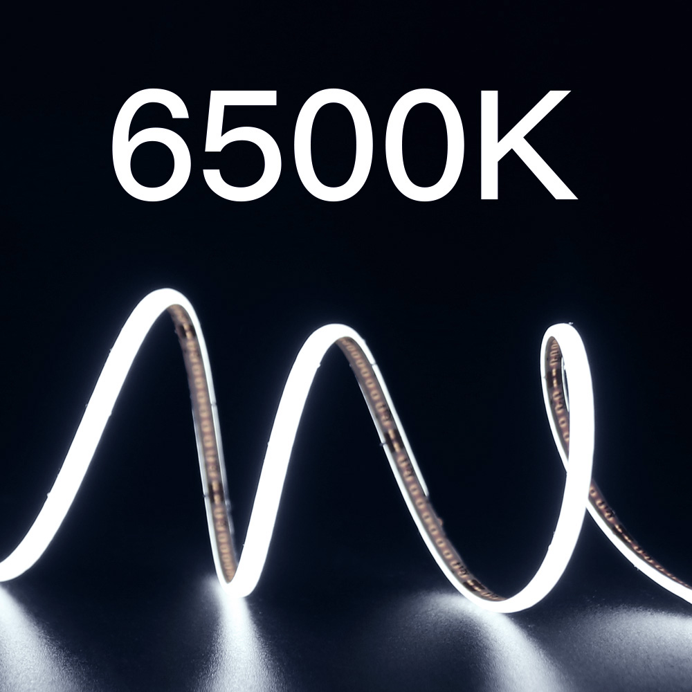 Ultra Thin Colorful COB LED Strip Light, High Density Flexible Tape for Car, Room Decor, DIY Lighting