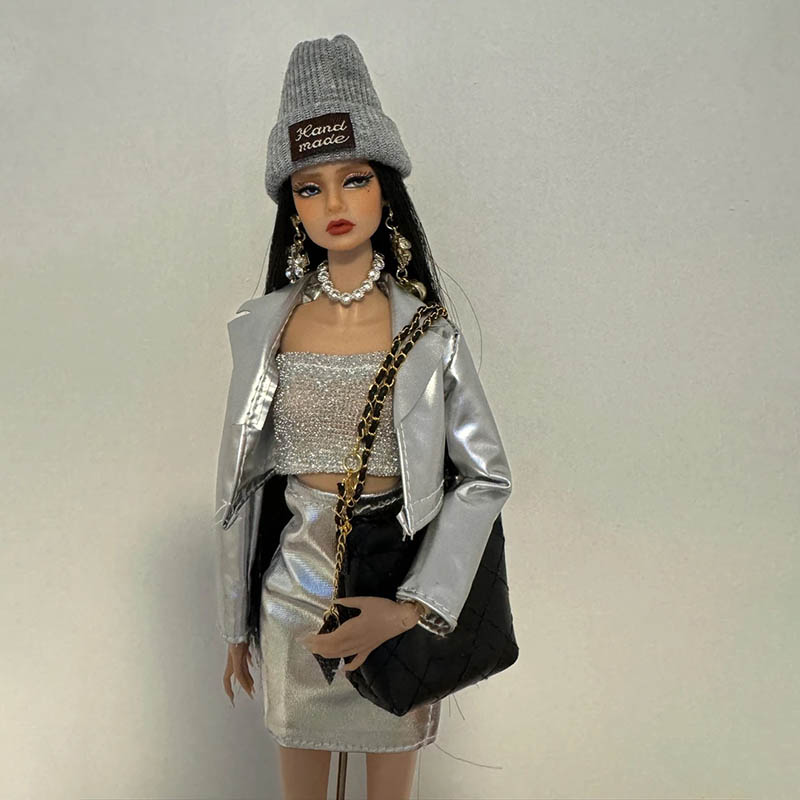 Spice Girls 5-Piece Leather Outfit for 1/6 Supermodel Dolls