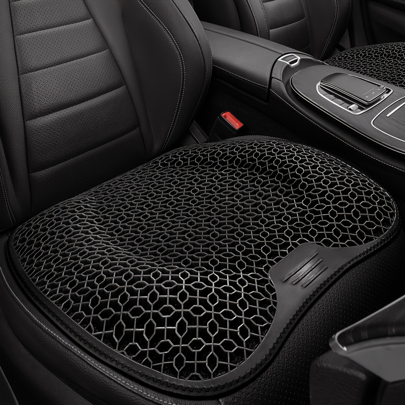 Gel Seat Cushion with Honeycomb Design - Breathable & Washable Pad for Car & Office - Ergonomic Support