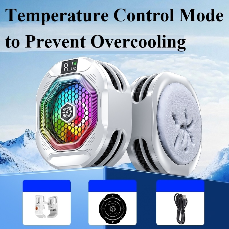 TH12 Pro Magnetic Phone Cooler 27W Fast Chill Gaming Cooling Fan