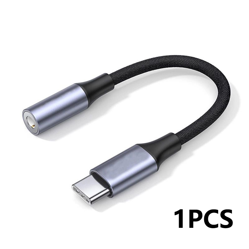 USB C To 3 5mm Jack Aux Adapter, Type-C Jack Audio Cable, USB Tipo C Adapter, Phone Accessories Head Phone Cabo Adapter