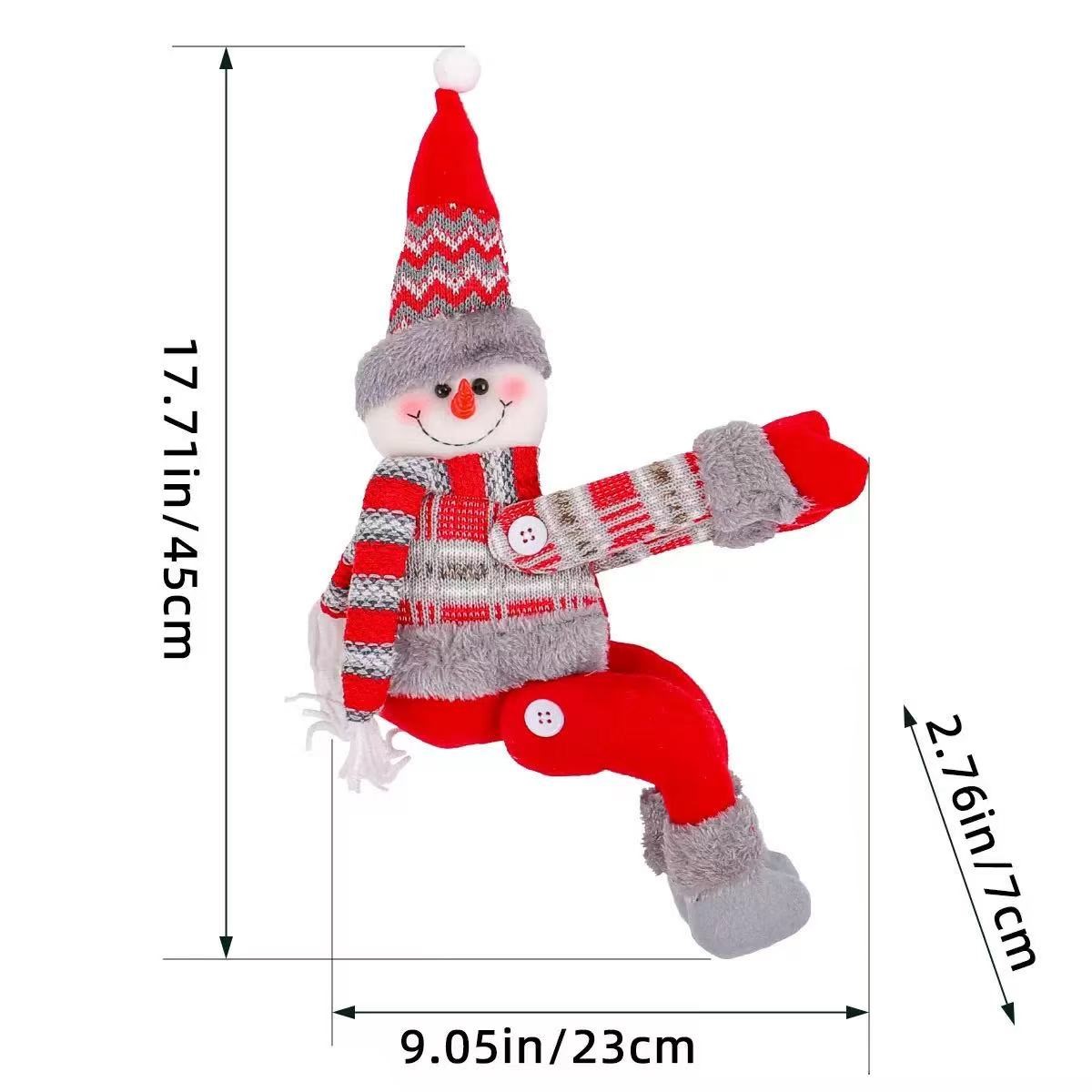 Santa Claus ornaments, Christmas decorations, pendant lights, window decorations, curtain decorations, Christmas gifts