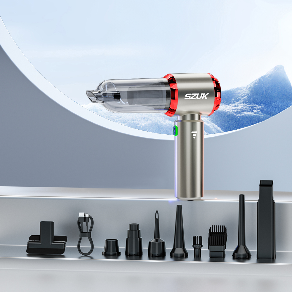 Powerful Mini Car Vacuum Cleaner Strong Suction Wireless Handheld Portable Cleaning Machine for Car