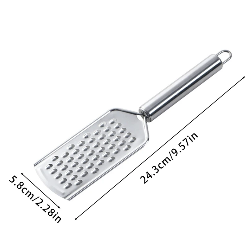 Stainless Steel Cheese Grater for Vegetables, Lemon Potato Ginger Slicer, Kitchenware Food Cutter