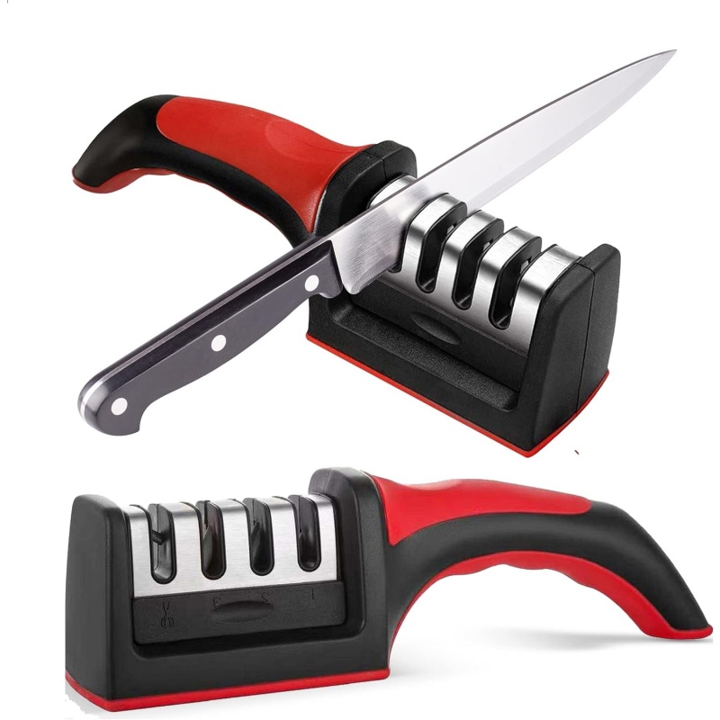 Super Bowl Prep Knife Sharpener Tool for Slicing Meats and Vegetables, Edge Maintenance