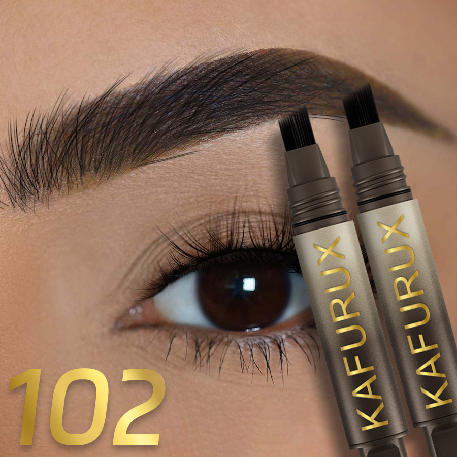 Long Lasting 3D Dye Eyebrow Pencil Anti-smudge Waterproof Large Brush Black Brown Natural Wild Eyebrow Enhancers Cream